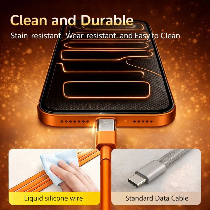 Reve™ Dock 4 in 1 Detachable Cable + Phone Stand (Type C to Type C)