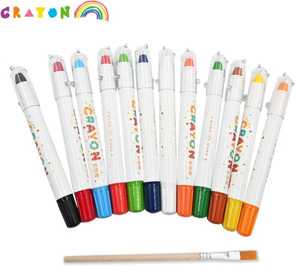 CozyBub™  Ultra-Silky Twistable Gel Crayons | 12 color set