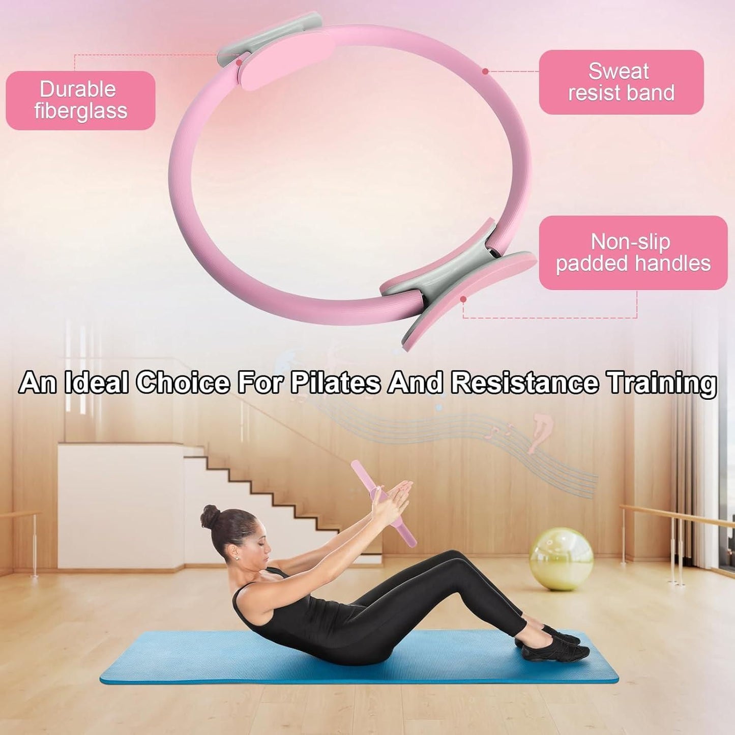 Wellura™ Pilates Ring | Strengthen Your Muscles like a Pro