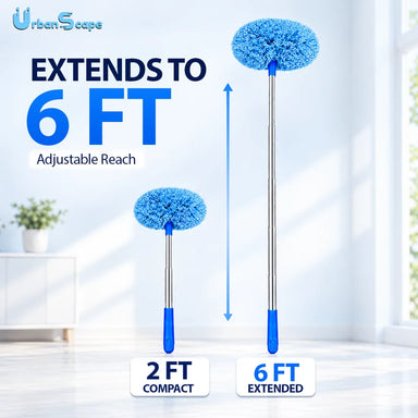 Extendable Dust Buster Mop - (Ceiling fans & Under sofas & beds)