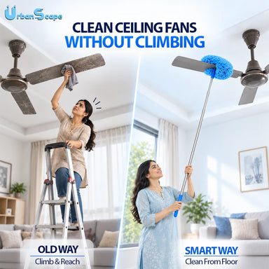 Extendable Dust Buster Mop - (Ceiling fans & Under sofas & beds)
