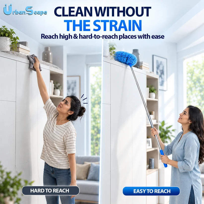 Extendable Dust Buster Mop - (Ceiling fans & Under sofas & beds)