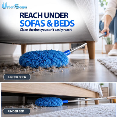 Extendable Dust Buster Mop - (Ceiling fans & Under sofas & beds)