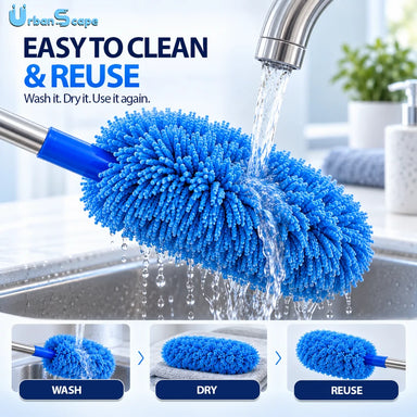 Extendable Dust Buster Mop - (Ceiling fans & Under sofas & beds)