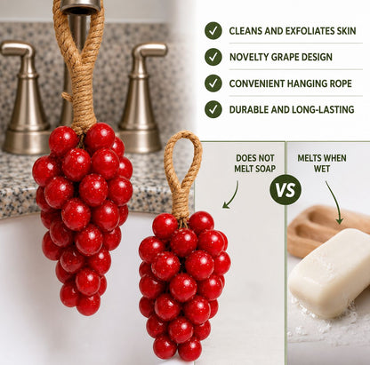 GrapeBloom™ Organic Handmade Hanging Soap (Green Color)