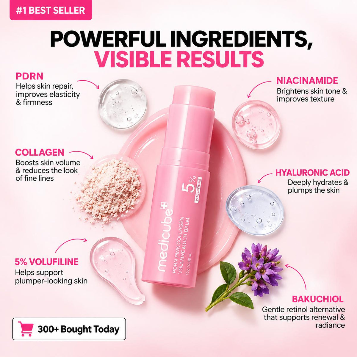 Medicube Volumé™ Face Balm - Look Less Tired in 20 Seconds.