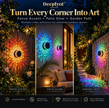 DeepJyot ™ Deepawali Solar Wall Light - Light Up your Diwali
