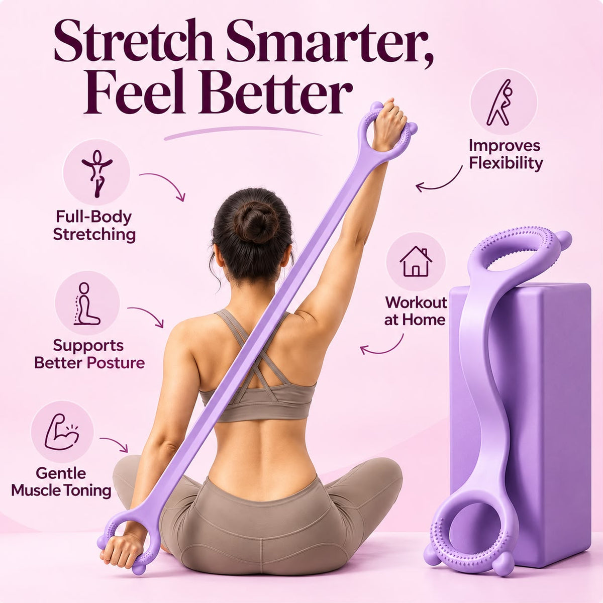 Figure 8 Workout Resistance Band for Men and Women