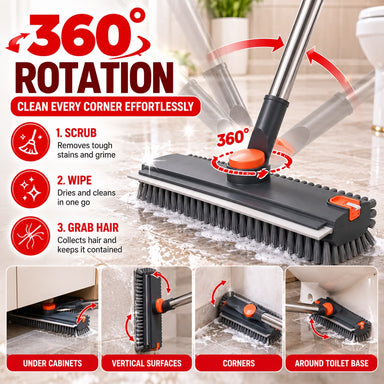 Scrubora™ 3 in 1 Floor Cleaning Brush - Bring Ultimate Shine to your Home