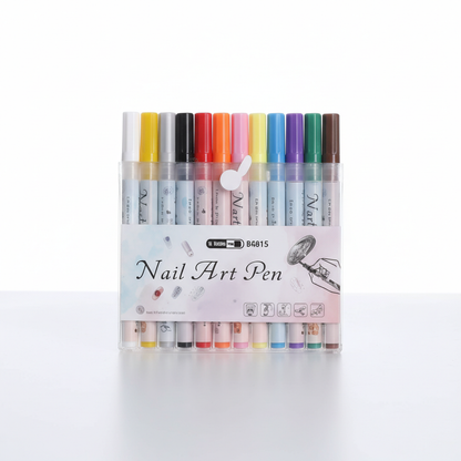 Wellura™ Nail Art Pens - 12 Colors | Salon Quality Nails at Home