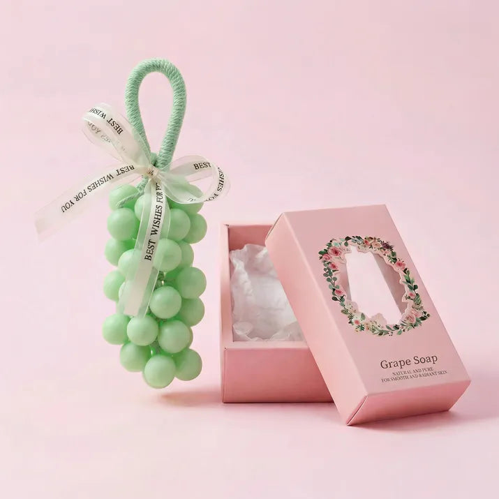 GrapeBloom™ Organic Handmade Hanging Soap (Green Color)
